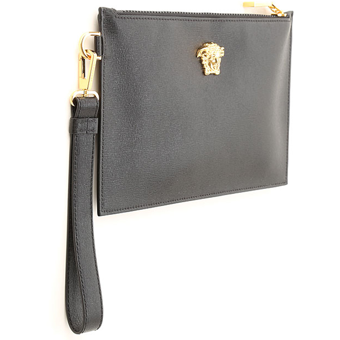 Image 2 of ヴェルサーチメンズメデューサヘッドブラッククラッチ DP84725 CASP 41OH