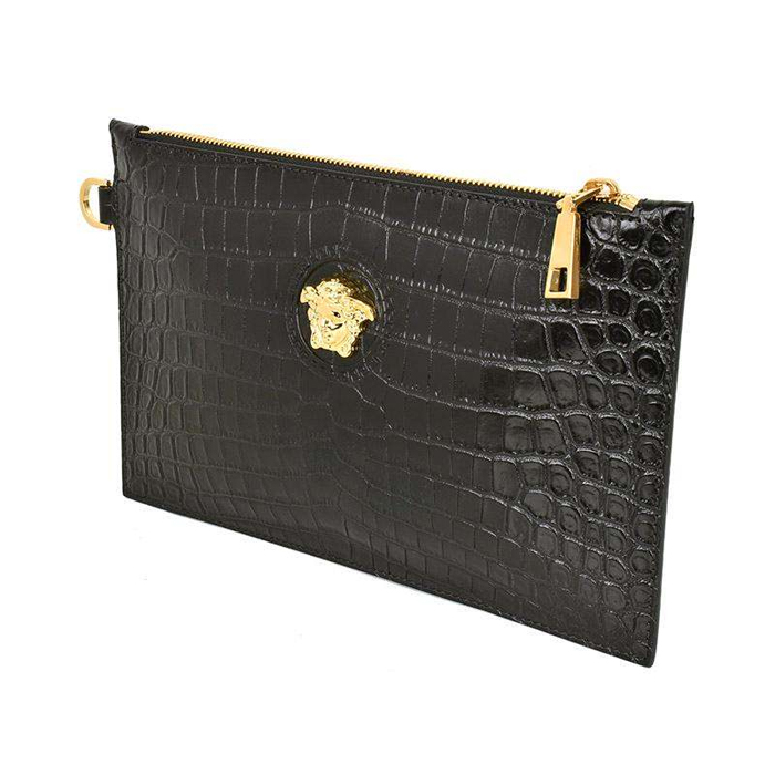 Image 2 of ヴェルサーチメンズメデューサヘッドブラッククラッチ DP84725 COV5 41OH