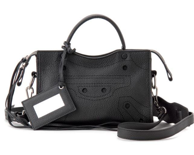 BALENCIAGA トートバッグ 490610 DQ0IN 1000 BLACKOUT CITY XS