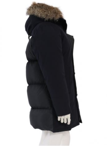 Image 2 of MONCLER ダウンコート ロングコート オーレリアン ネイビー 2 アウター ワンポイント M 42333