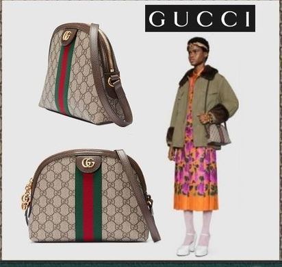 グッチショルダーバッグ オフィディア GGスプリーム シェリーライン 499621