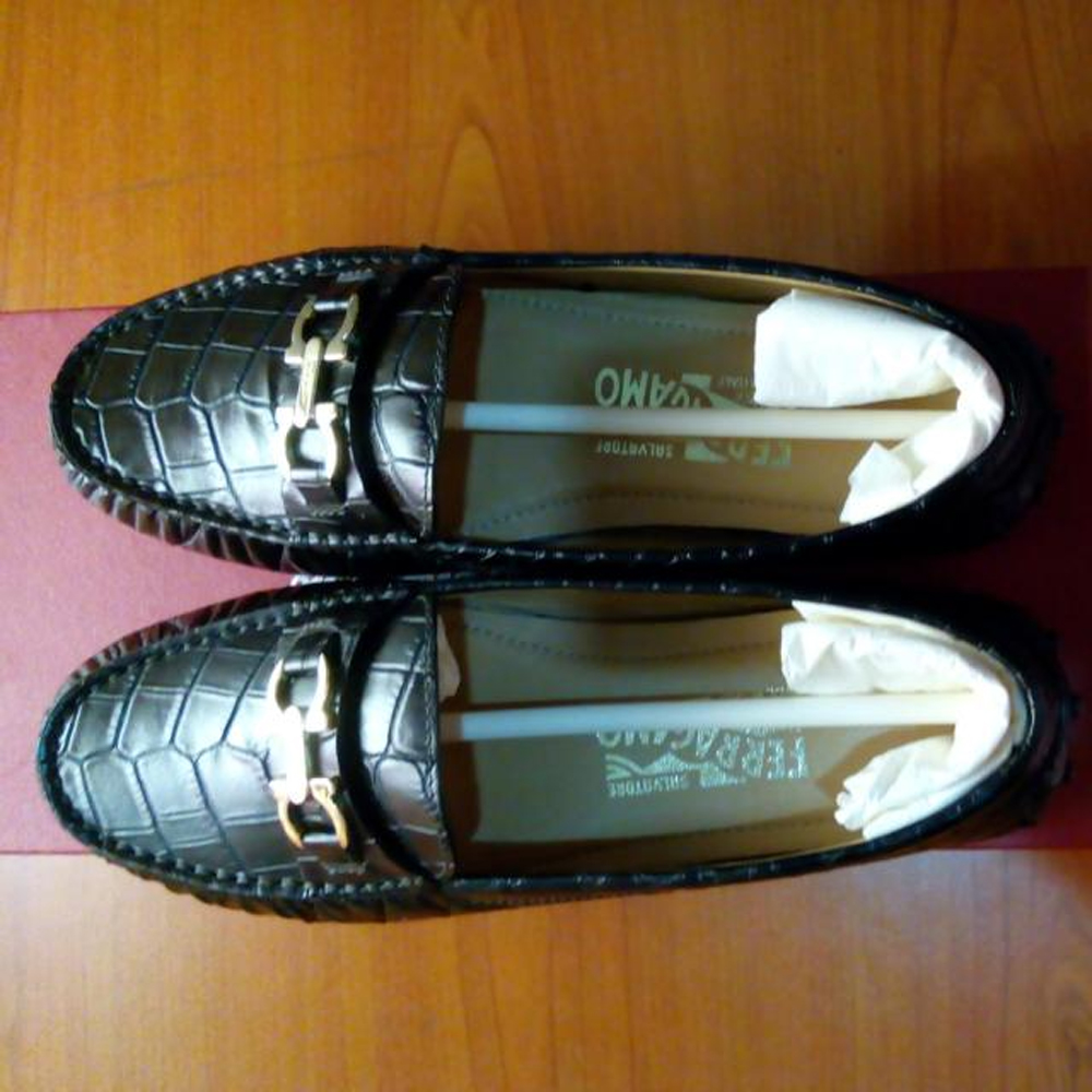 フェラガモレディースシューズ 0598539 SABAP CACAO