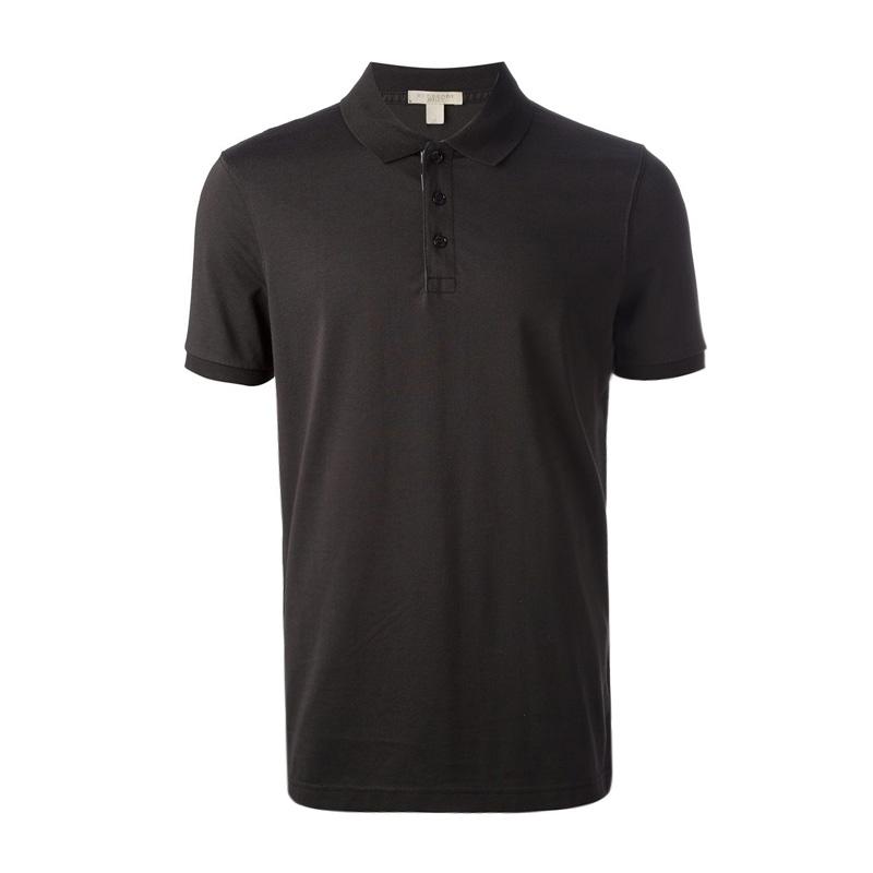 Image 1 of BURBERRY Men's Black Polo Shirt 3904562 00100 BLACK