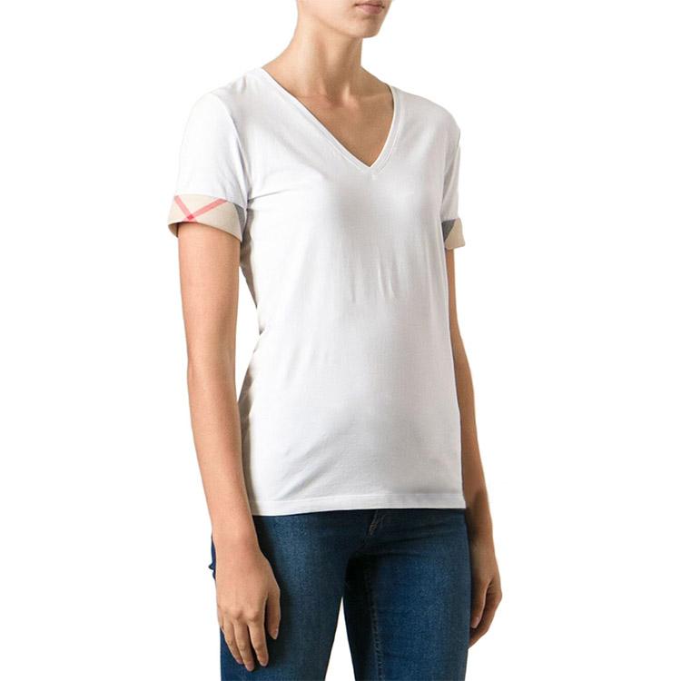 Image 2 of バーバリーBURBERRY レディース ホワイト Tシャツ 3927203 10000 WHITE