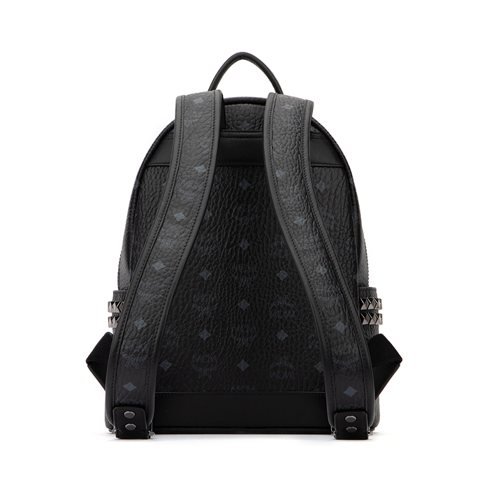 Image 2 of MCM レディース ブラック リュックサック バックパック MMK6SVE37BK