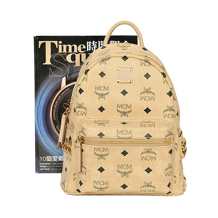 Image 2 of MCM レディース ベージュ リュックサック バックパック MMK6SVE41IG