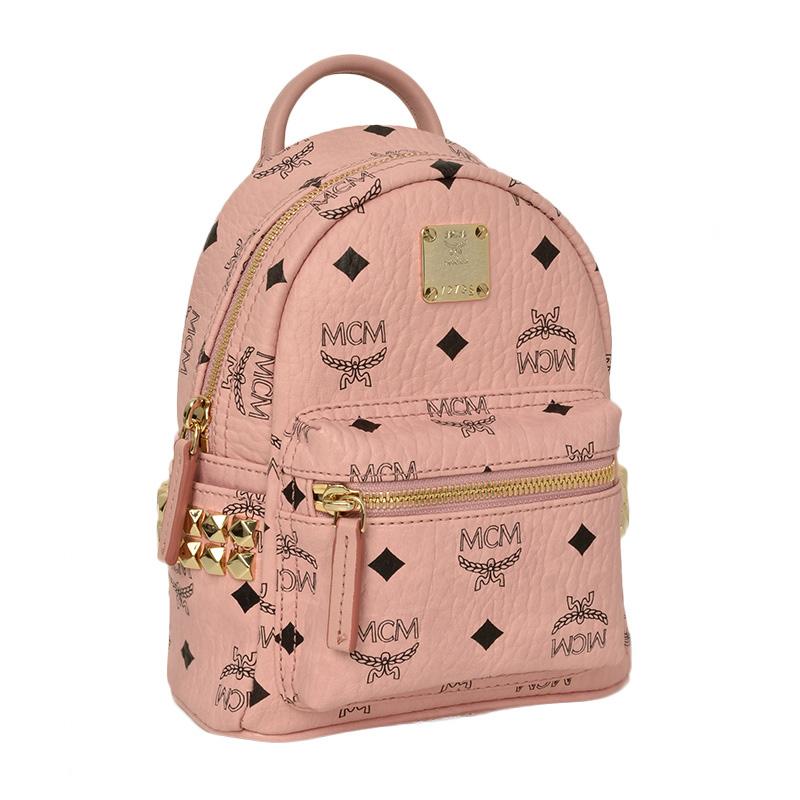 Image 2 of MCM レディース ピンクレッド リュックサック バックパック MMK7AVE92PZ