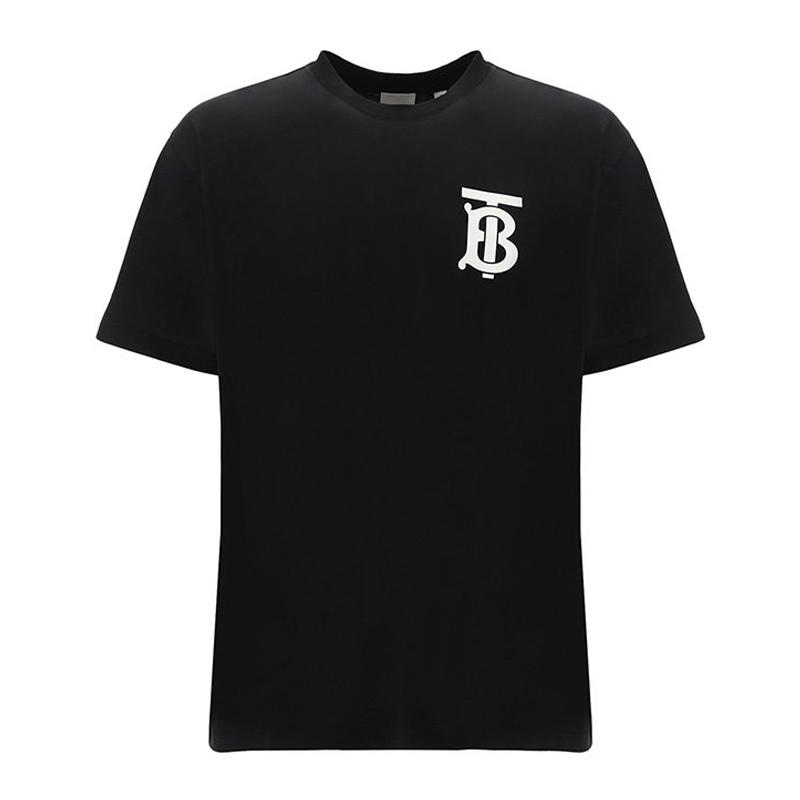 Image 1 of バーバリーBURBERRY メンズ ブラック Tシャツ 8017484 A1189 BLACK