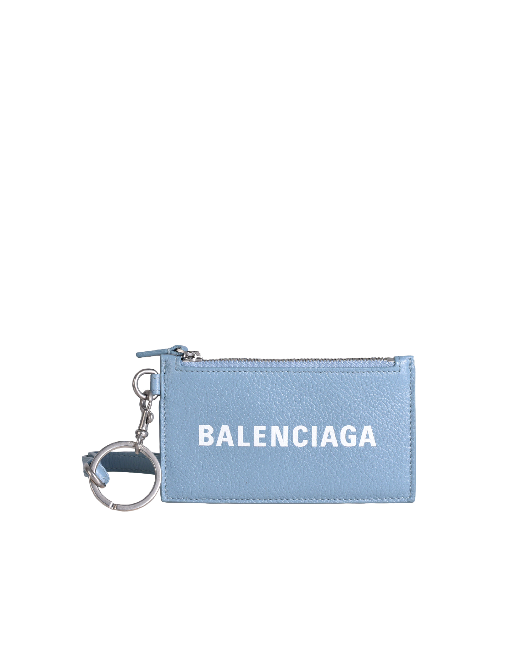 Image 1 of バレンシアガ BALENCIAGA 594548 1IZI3 4791 ライトブルーレザーストラップカードホルダー
