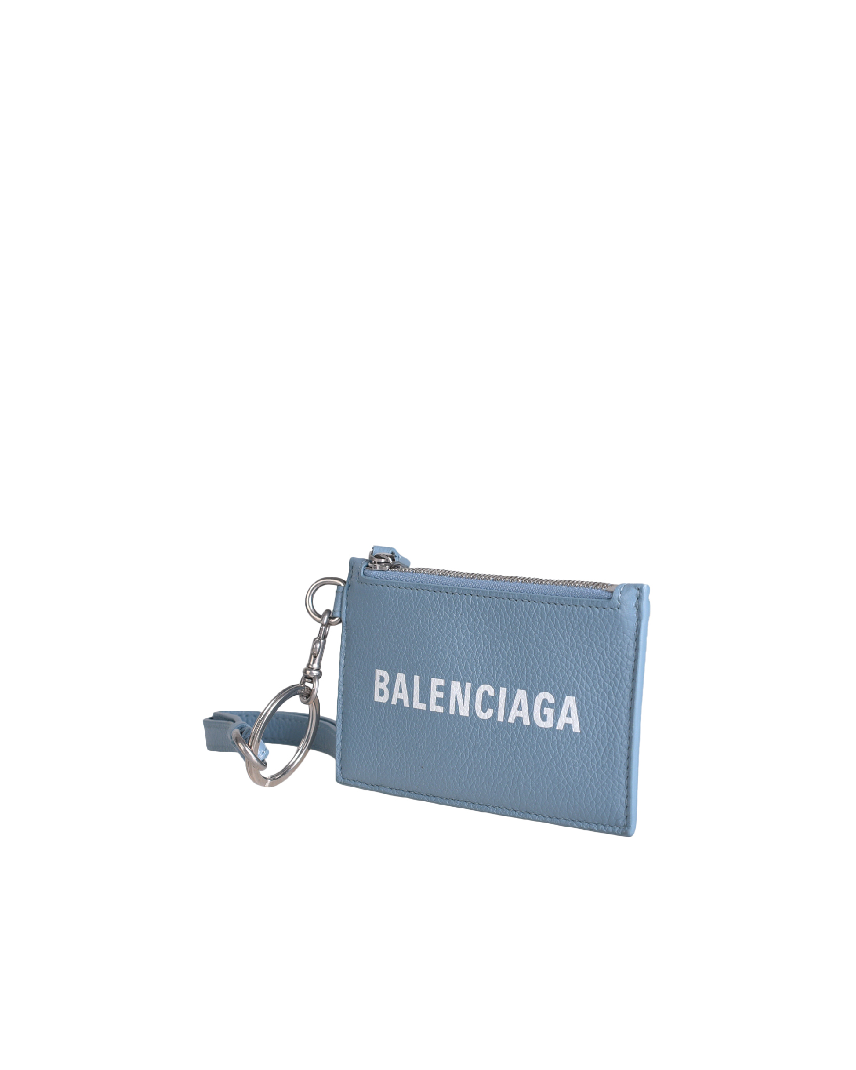 Image 2 of バレンシアガ BALENCIAGA 594548 1IZI3 4791 ライトブルーレザーストラップカードホルダー