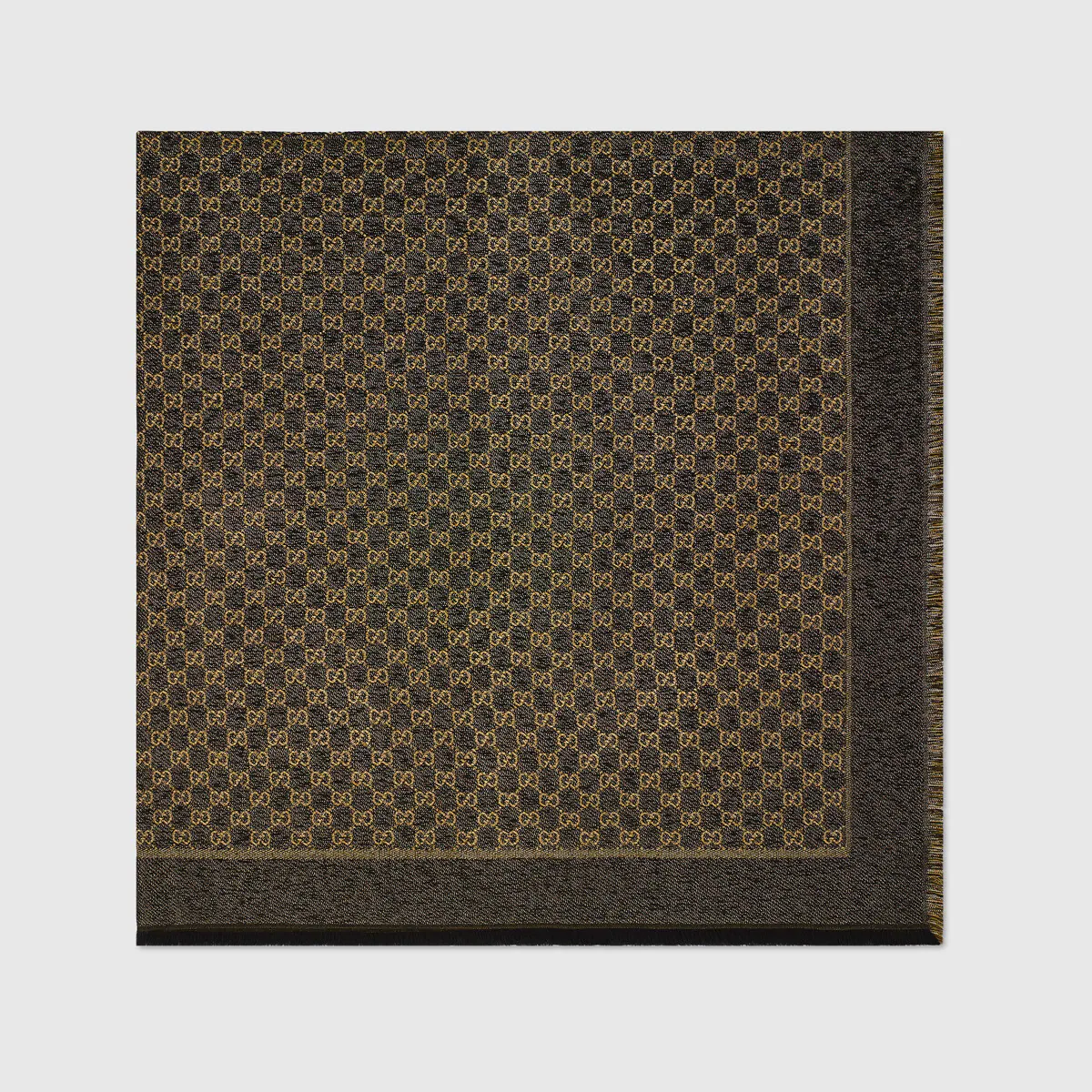 グッチ GUCCI 499352 3G119 1075 マフラー ラメ GG ジャカードショール