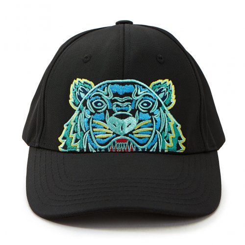 Image 2 of ケンゾーベースボールキャップ 帽子 タイガー刺繍 ブラック メンズ 5AC301 F20 99D