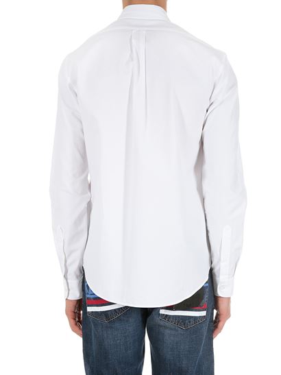 Image 2 of ケンゾーメンズ チェストタイガー刺繡 白 ボタンダウンシャツ 5CH400 1LD 01