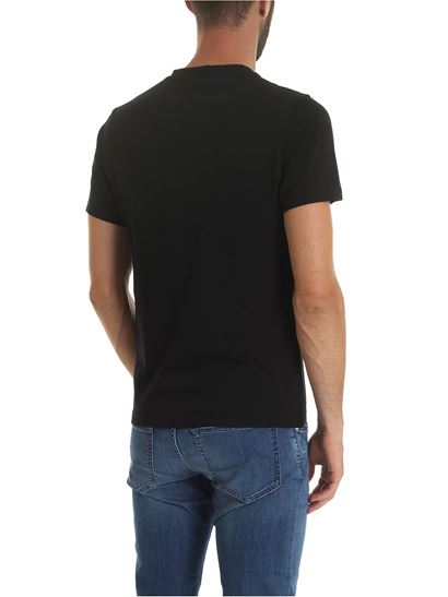 Image 2 of ケンゾー メンズ グラディエントアイクルーネックTシャツ 5TS057 4YF 99