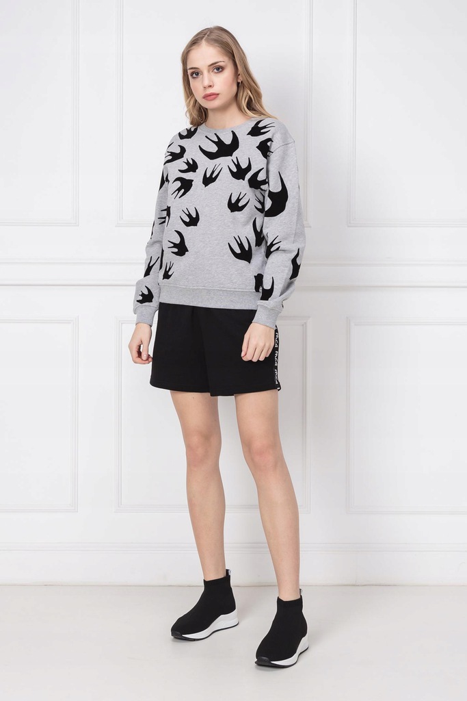 Image 2 of アレキサンダー マックイーンレディースシグネチャースワロースウェットシャツ 473704 LT87 1225