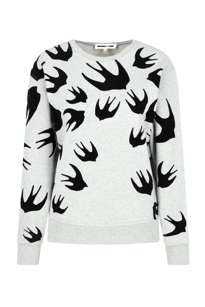 アレキサンダー マックイーンレディースシグネチャースワロースウェットシャツ 473704 LT87 1225