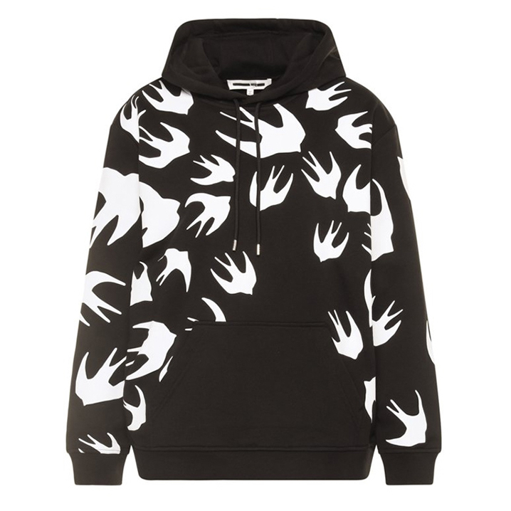 アレキサンダー マックイーンレディースブラックスワローパーカー 527546 LT72 1000