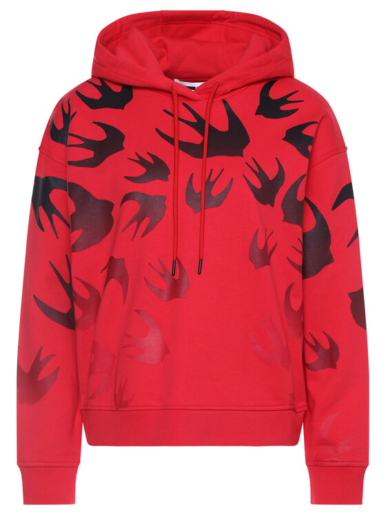 アレキサンダー マックイーンレディースレッドスワローパーカ 577663 OT42 6109