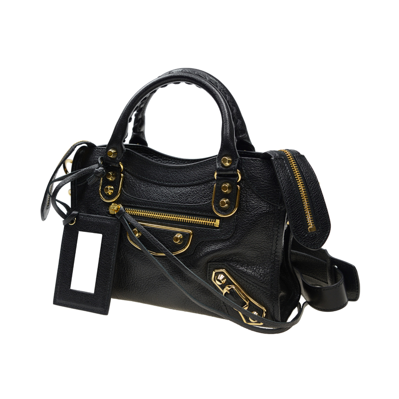 Image 2 of BALENCIAGA Classic Mini City Handbag 390160 AQ41G 1000