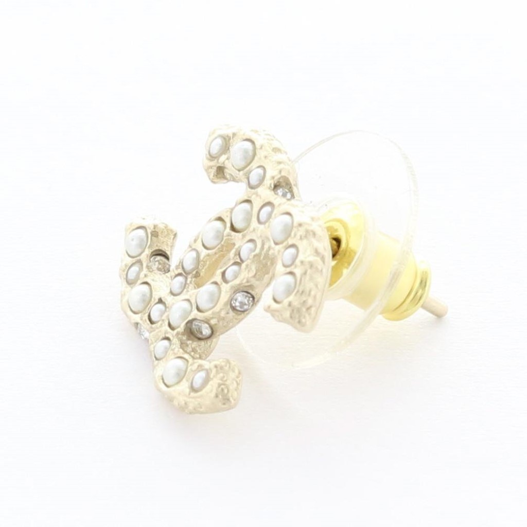 Image 2 of CHANEL Earrings Women's CC Mark Gold A64766 B06258 ND321