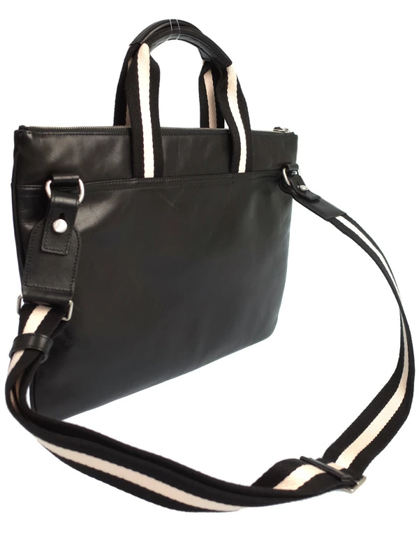 バリー ショルダーバッグ ブリーフケース メンズ ブラック  6184561 TIGAN280 BLACK