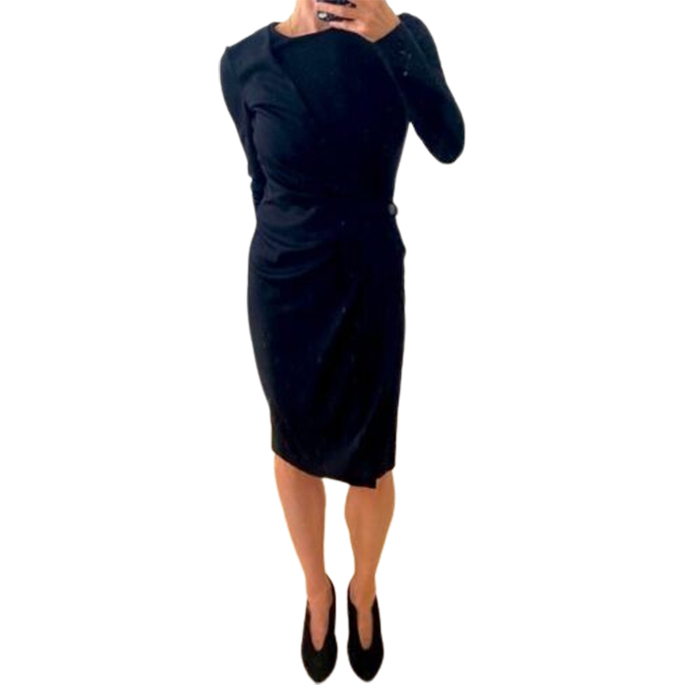 Image 2 of FERRAGAMO LADY ONE PIECE ワンピース 13-D886 0608155 NERO