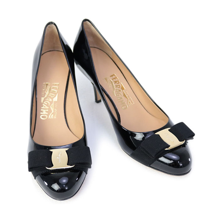 Image 2 of FERRAGAMO LADY SHOES シューズ 0574563 CARLA70 NERO