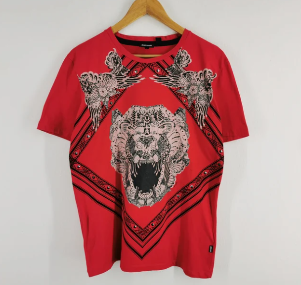 Image 2 of JUST CAVALLI MEN'S T-SHIRT メンズTシャツ S01GC0202 N20663 100