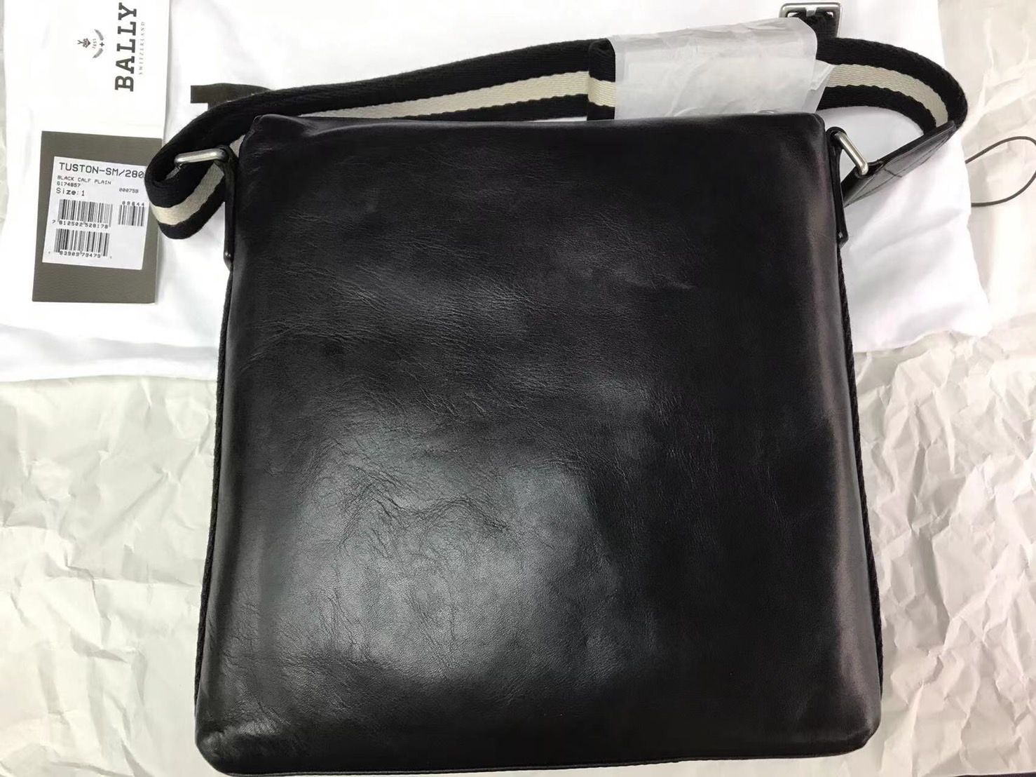 Image 2 of バリー BALLY ショルダーバッグ バッグ メンズ ブラック  6174857 TUSTONSM280 BLACK