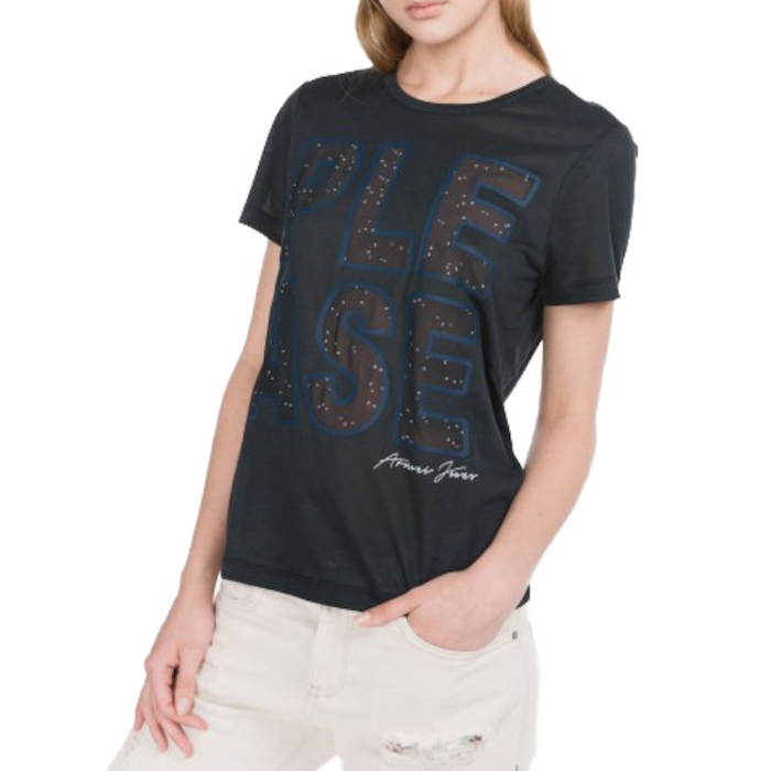 Image 2 of AJ LADIES T-SHIRT アルマーニ ジーンズ レディースTシャツ 3Y5T17 5J16Z 155N