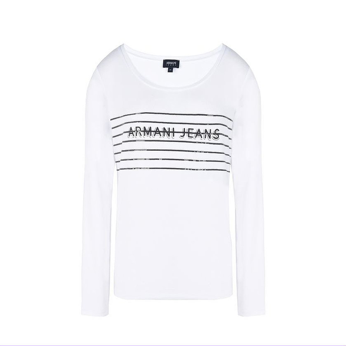 Image 1 of AJ LADIES T-SHIRT アルマーニ ジーンズ レディースTシャツ 3Y5T47 5JABZ 1100