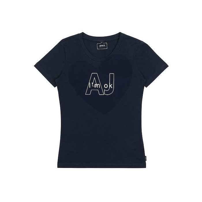 Image 1 of AJ LADIES T-SHIRT アルマーニ ジーンズ レディースTシャツ 3Y5T59 5JAJZ 1541