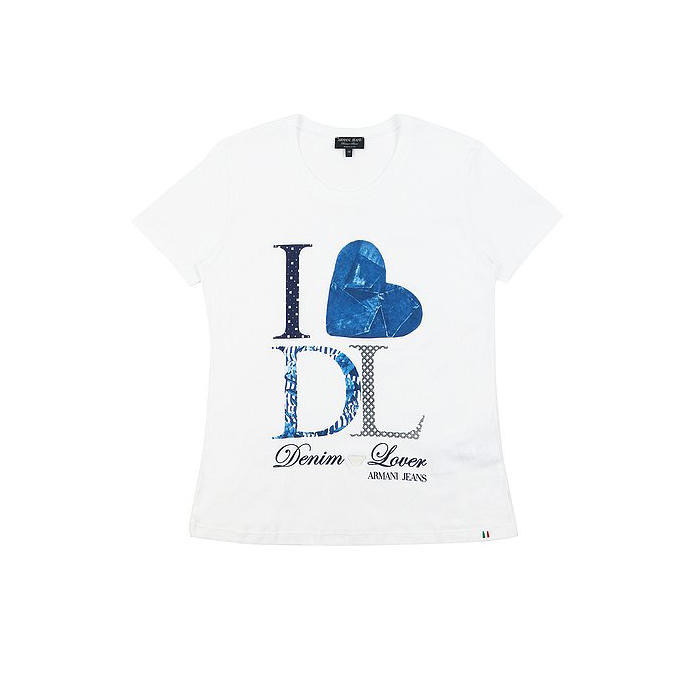 Image 1 of AJ LADIES T-SHIRT アルマーニ ジーンズ レディースTシャツ A5H61AY  10