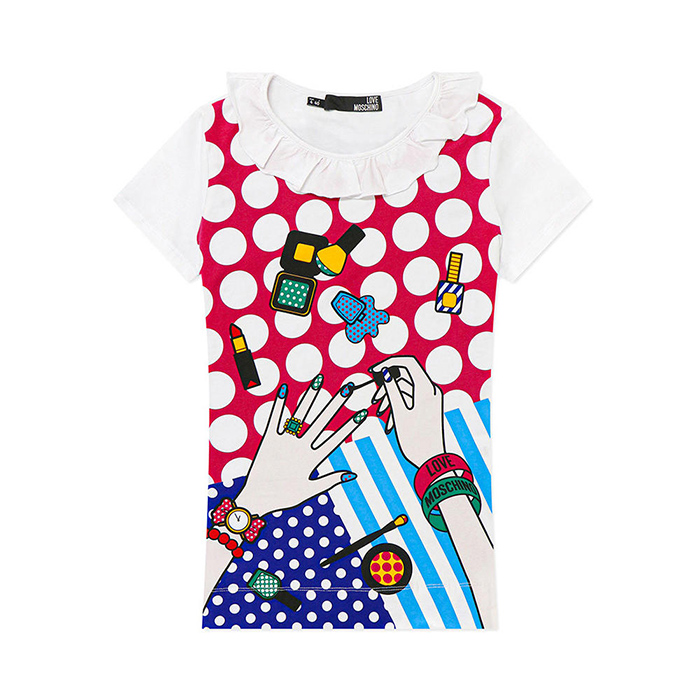 MOSCHINO LADIES T-SHIRT レディース T シャツ W4E8801 E1257 A00