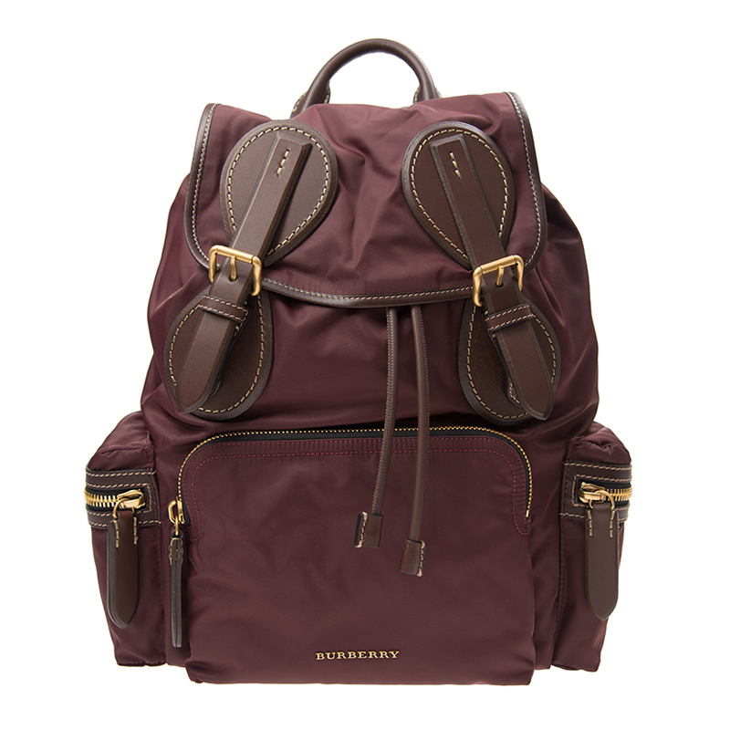 Image 1 of BURBERRY BACKPACK バーバリー バックパック 4064866 60930 RED