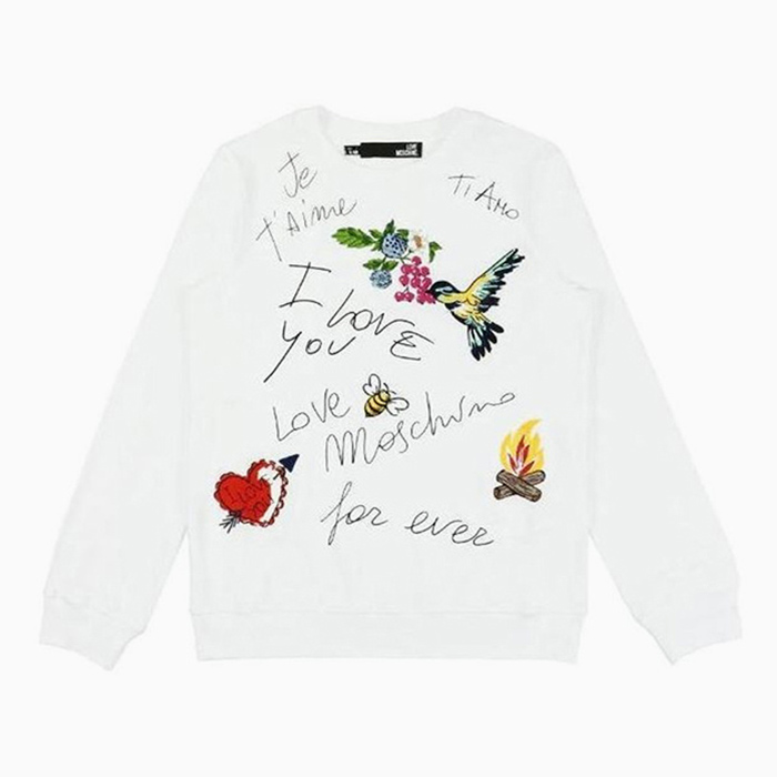 MOSCHINO LADIES T-SHIRT レディース T シャツ W630704 E1762 A00