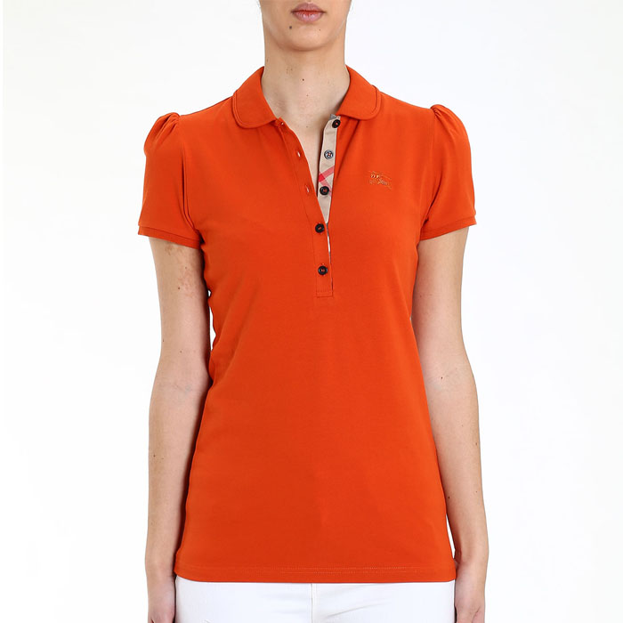 Image 2 of BURBERRY LADIES POLO バーバリー レディース ポロシャツ 3958236 82800 BR-CLEMENTINE