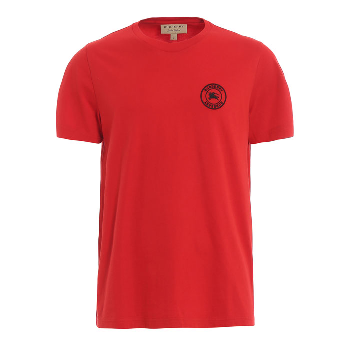Image 1 of BURBERRY MEN T-SHIRT バーバリー メンズ Tシャツ 8007815 A1369 RED