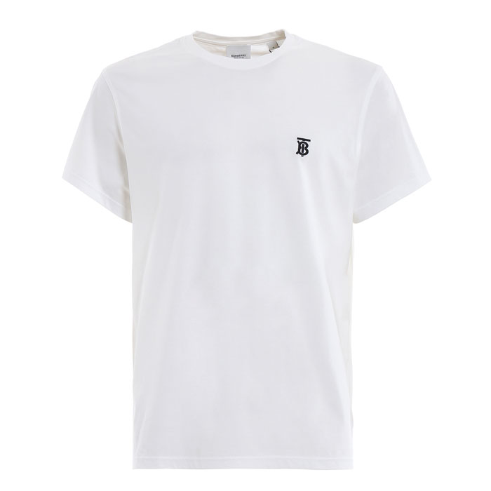 Image 1 of BURBERRY MEN T-SHIRT バーバリー メンズ Tシャツ 8014021 A1464 WHITE