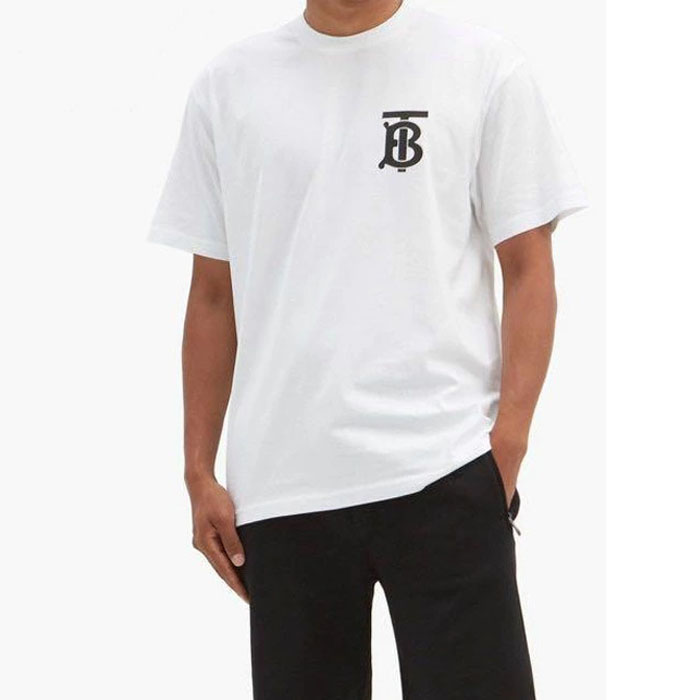 Image 2 of BURBERRY MEN T-SHIRT バーバリー メンズ Tシャツ 8017485 A1464 WHITE