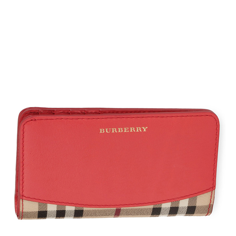 Image 2 of BURBERRY SLG バーバリーSLG 3963121 60940 CORAL-RED