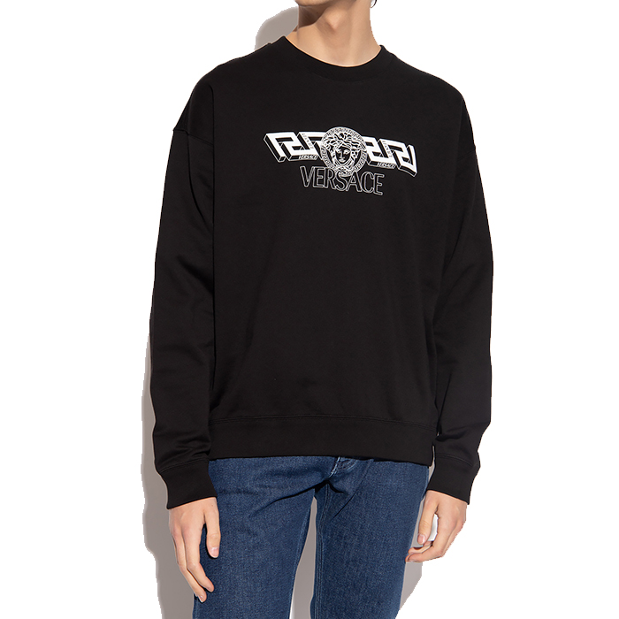 Image 2 of VERSACE MEN SWEASHIRT ェルサーチ メンズ スウェットシャツ 1003992 1A02861 1B000
