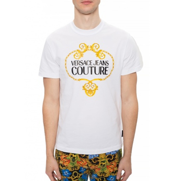 Image 2 of VERSACE JEAN MEN T-SHIRT ヴェルサーチ ジーンメンズTシャツ B3GVA7EB 30311 L06
