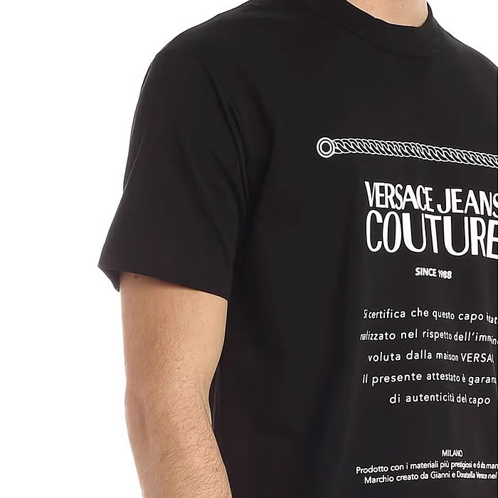 Image 2 of VERSACE JEAN MEN T-SHIRT ヴェルサーチ ジーンメンズTシャツ B3GVA7X2 30324 899