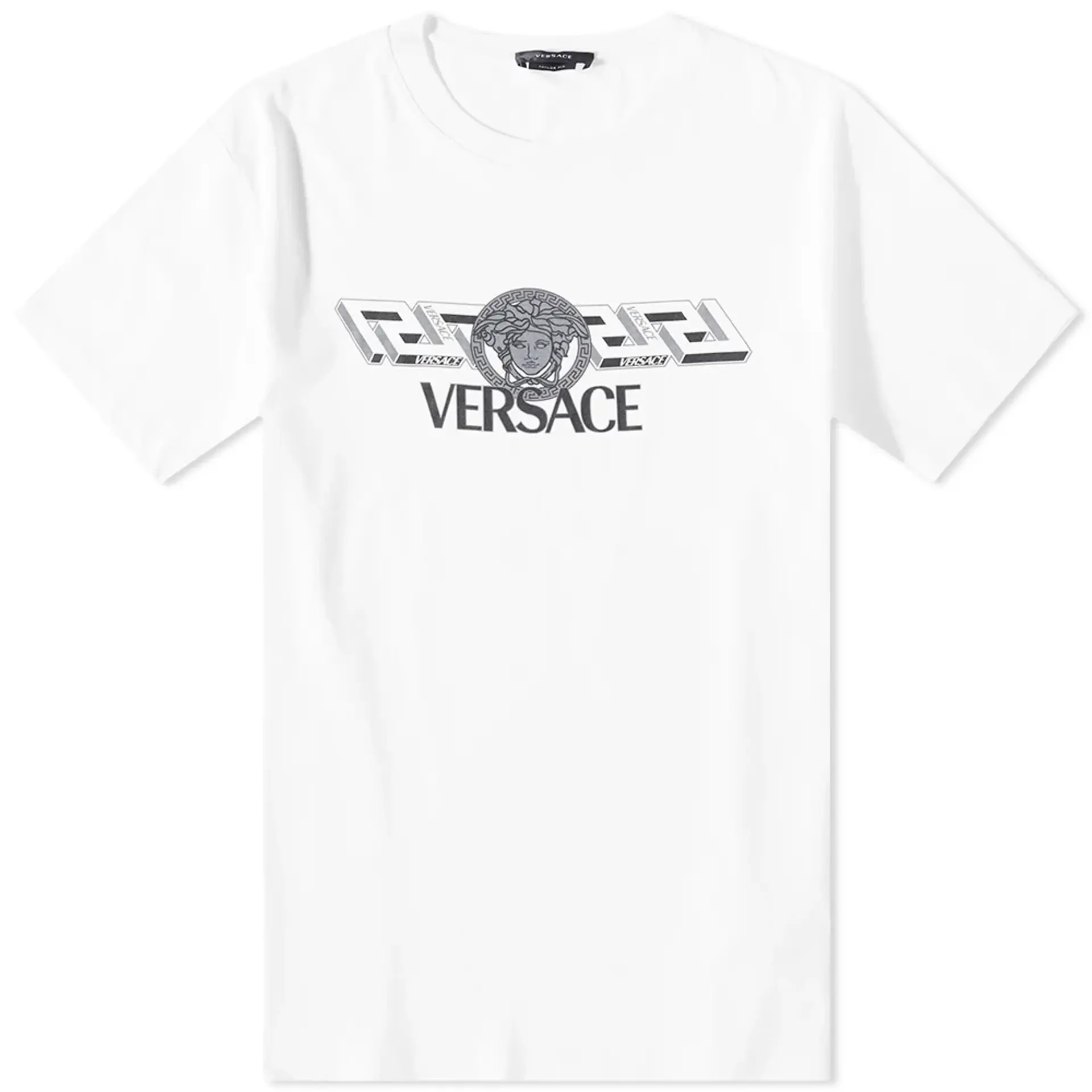Image 1 of VERSACE MEN T-SHIRT (S) ヴェルサーチ メンズ Tシャツ (S) 1008461 1A06051 1W000