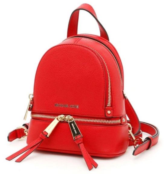 Image 1 of MICHAEL KORS BACKPACK マイケルコース バックパック 30T6GEZB1L BR-RED