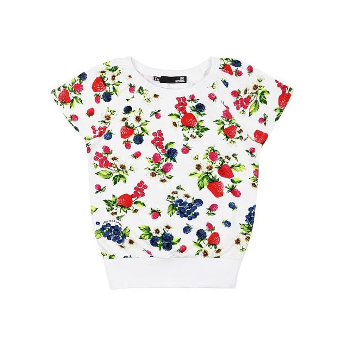 MOSCHINO LADIES T-SHIRT モスキーノ レディース T シャツ W631600 E1761 0018