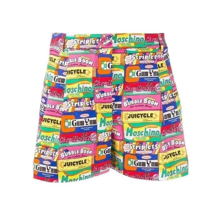 MOSCHINO LADIES SHORT PANTS モスキーノ レディース ショートパンツ EA0319 0563 1888