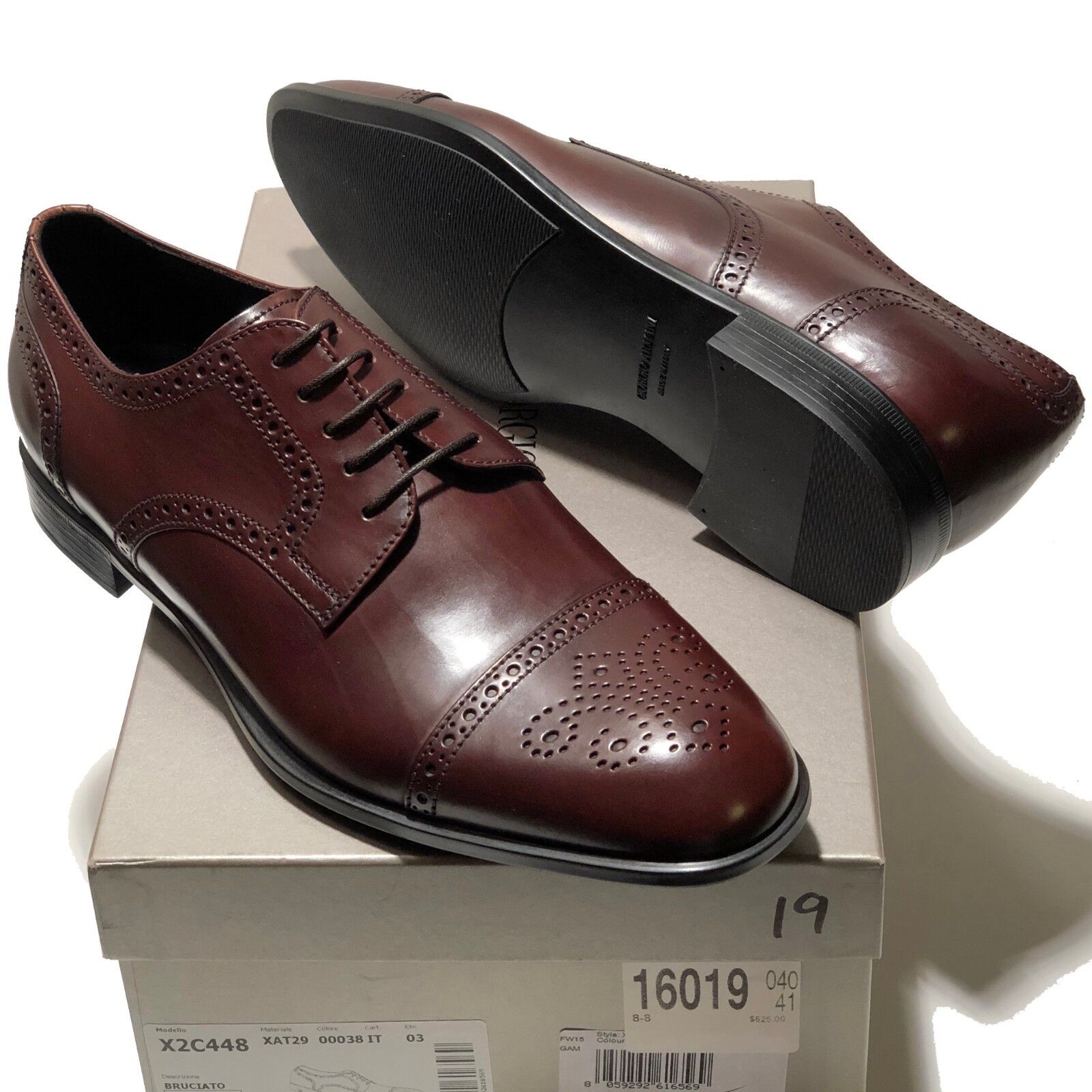 GIORGIO ARMANI MEN SHOES ジョルジオ アルマーニ メンズ シューズ X2C448 XAT29 00003