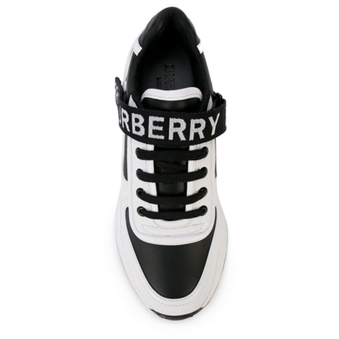 Image 3 of BURBERRY LADY SHOES 8011531B-OW WHITE LEATHER SNEAKERS
